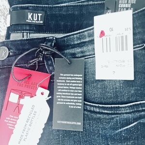 Kut from the Kloth Black High-Rise Skinny Jeans
